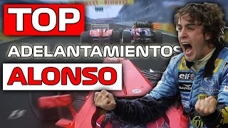 TOP ADELANTAMIENTOS IMPOSIBLES de Fernando ALONSO 💥  Análisis de sus MEJORES Momentos en la F1 [upl. by Aisac464]