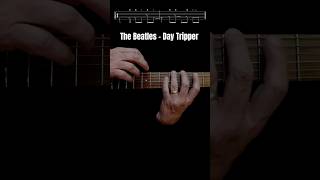 How To Tap Day Tripper shorts thebeatles guitarlesson [upl. by Erlina]