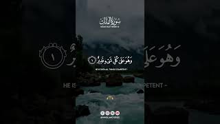 Surah Al Mulk  Verses 12  quran shorts viralvideo viralshorts shortsfeed islam surahalmulk [upl. by Netram]