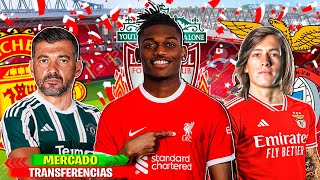 10 TRANSFERENCIAS CONFIRMADAS  RUMORES 2324 Conceição Man UnitedFernandez BenficaLeão Liverpool [upl. by Launcelot960]