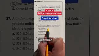 ASVAB Arithmetic Reasoning 27 explained [upl. by Leslie]