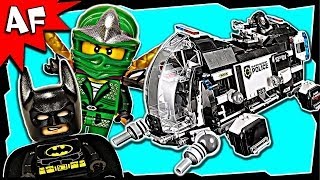 Lego Movie SUPER SECRET POLICE DROPSHIP 70815 Stop Motion Review [upl. by Cower]