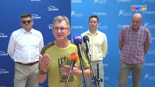 Enea Kozienice Triathlon  konferencja prasowa 17072024 [upl. by Nwahsud]