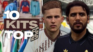 10 Equipos con Camisetas TOP en Modo Carrera FC 25 [upl. by Mailliwnhoj]