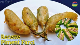 Recette Piment Farci en Kreol 🇲🇺  Special Ramadan 2022 [upl. by Ricki]