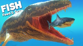 NEW PREHISTORIC PROGNATHODON BEAST  Feed and Grow Fish [upl. by Hentrich]