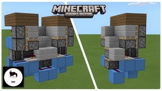 Minecraft PE SMALLEST DROP DOWN STAIRCASE PEXboxWindows10Switch [upl. by Atinel868]