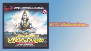 VAIKKATHU VAZHUNNA  Vaikkathappa Sree Maheswara  Hindu Devotional Songs Malayalam  Siva Songs [upl. by Craw]