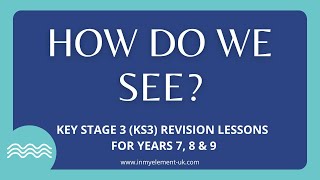 How we see how our eyes work different types of lenses  Physics Revision Years 7 8 amp 9 [upl. by Perusse]