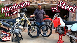 Honda CR 500 weight comparison The results are surprising [upl. by Eirrehs]