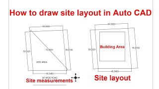 How to draw plot area in Auto Cad  Auto CAD  Site plan  Civil engineering  Online course [upl. by Conrade]