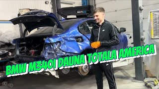 BMW M340i 2022 cu Dauna Totala din America  Cea mai mare provocare pentru minePartea 1 [upl. by Yvel]