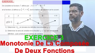 Ex2Monotonie De La Composée De Deux Fonctions [upl. by Anaitsirc]