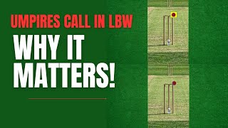 Why Umpire’s Call is Crucial in HawkEye LBW Predictions [upl. by Bowman]