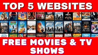 Top 5 Websites for FREE MOVIES amp TV SHOWS  Fully legal [upl. by Vyky]