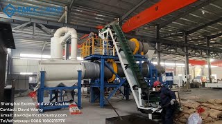 Small combined fertilizer granulation production line E1 designed by EMCC [upl. by Ielarol]