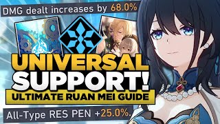 Ruan Mei is UNIVERSAL Best E0 Guide amp Showcase Relics Light Cones amp Teams Honkai Star Rail [upl. by Eintruok]