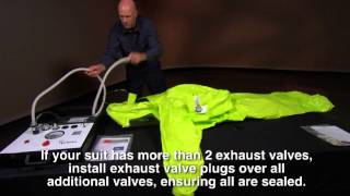 Encapsulated Suit Pressure Test [upl. by Lienaj]