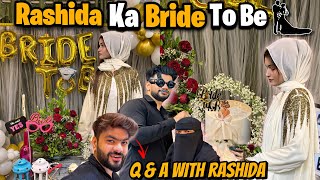 Rashida Ka Bride To Be 😍 Q amp A With Rashida  Zeeshan Ka Pyaar  Abresh amp Zeeshan [upl. by Euqinahc950]