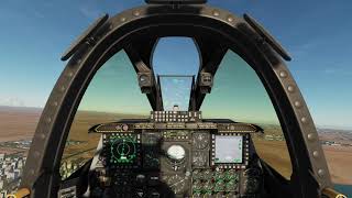 DCS World  A10C Full StartUp and CAS Mission [upl. by Ahsotal]