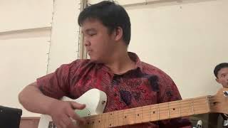 Adonia Christian  Sejauh Doa  SundayService guitarcover [upl. by Tita]