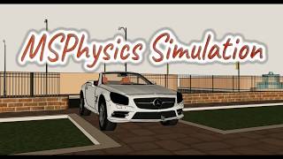 MSPhysics Car and Suspension  SketchUp 2017  Simulation [upl. by Normandy]