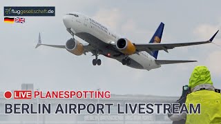 LIVE Planespotting Airport Berlin Germany  Mittwoch 1332024 [upl. by Walliw]