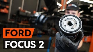 Hoe een oliefilter en motorolie vervangen op een FORD FOCUS 2 DA HANDLEIDING AUTODOC [upl. by Falconer367]