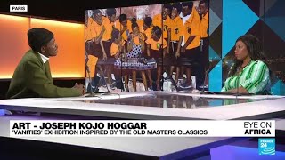 Joseph Kojo Hoggar  Ghanaian artist brings his first monographic exhibition to Paris • FRANCE 24 [upl. by Secrest]