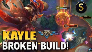 THIS BUILD IS INSANE 😱  Kayle Solo Lane Gameplay [upl. by Hillard]