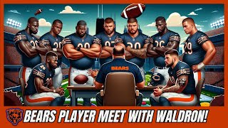 Chicago Bears player hold meeting with Shane Waldron to express their FRUSTRATION [upl. by Sylera]