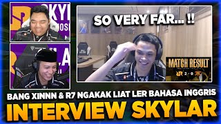 INTERVIEW KING SKYLAR SETELAH KALAHKAN FNATIC ONIC PH  REACTION INTERVIEW SKYLAR RRQ VS FNOP❗ [upl. by Saimerej351]