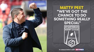 Betfred Super League PlayOffs  Wigan Warriors Boss Matty Peet on Treble ambitions [upl. by Violetta]