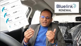 How Much Hyundai is Charging for BLUELINK  Bluelink Renewal Procedure amp Fees [upl. by Odlanyar]