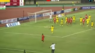 Togo vs Liberia 11 All Goals ResultsAfcon Qualifiers Kevin Denkey Goal William Gibson Goal [upl. by Carol]