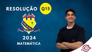 UFRR 2024  Matemática  Q 15  Na figura abaixo ABCD é um retângulo de lados  Profº Pedro Lima [upl. by Shwalb]