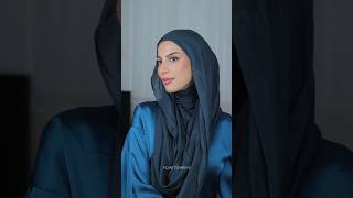 Full neck and chest coverage hijab tutorial  Modal hijab style hijabstyle hijabi hijabtutorial [upl. by Eamon]