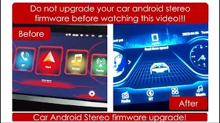 upgrade software or firmware of universal or Chinese android car stereo or head unit [upl. by Leahplar]