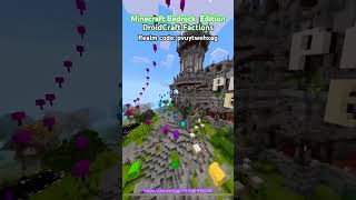 minecraft bedrock edition FACTIONS REALM XboxPs5Win10MCPESwitch minecraftbedrock [upl. by Kingsbury179]