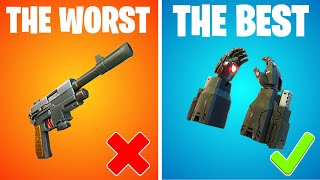 Ranking EVERY Weapon From Fortnite Chapter 5 Season 4 from WORST to BEST [upl. by Annayr]