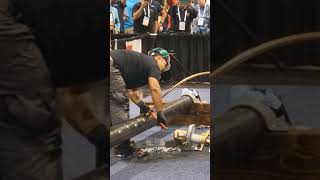 AWWA pipe tapping champs from Mexico  the convention center in Anaheim California 2024 [upl. by Leraj]