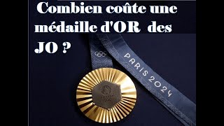 Combien une MEDAILLE dOR Olympique coûte réellement [upl. by Dazhahs]