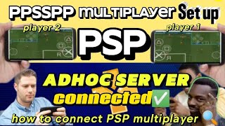 How to connect PSP Pes 2024 25 multiplayer SETUP ADHOC SERVER PES ppsspp adhoc PES2025 [upl. by Aseel]