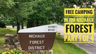 Free Camping at Michaux State Forest in PA Part 1 of 4 [upl. by Sualkin]