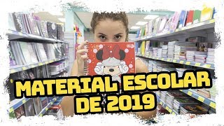 MEU MATERIAL ESCOLAR 2019  Raissa Chaddad [upl. by Animaj]