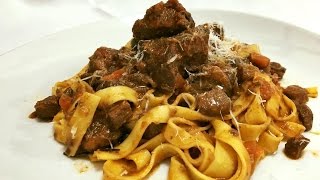 Pappardelle al Ragù di Cinghiale alla Cacciatora [upl. by Hausner85]