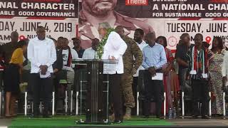 JJ Rawlings and Daughter Amina thrill Supporters at Nungua on June 4th [upl. by Ardnuasak]