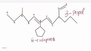 Nomenclatura orgánica  Hidrocarburos  Alquenos parte 2 [upl. by Claudio]