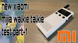 NEW 2020 SLIMLINE XIAOMI MIJIA SMART WALKIE TALKIE TEST  PART 1 [upl. by Lynd758]