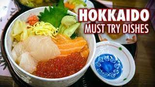 5 Must Try Dishes in Hokkaido  Japanese Food [upl. by Netsirc]